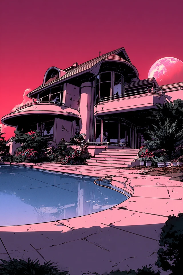 Neon Dreams: A Retro Anime Collage - Image 6