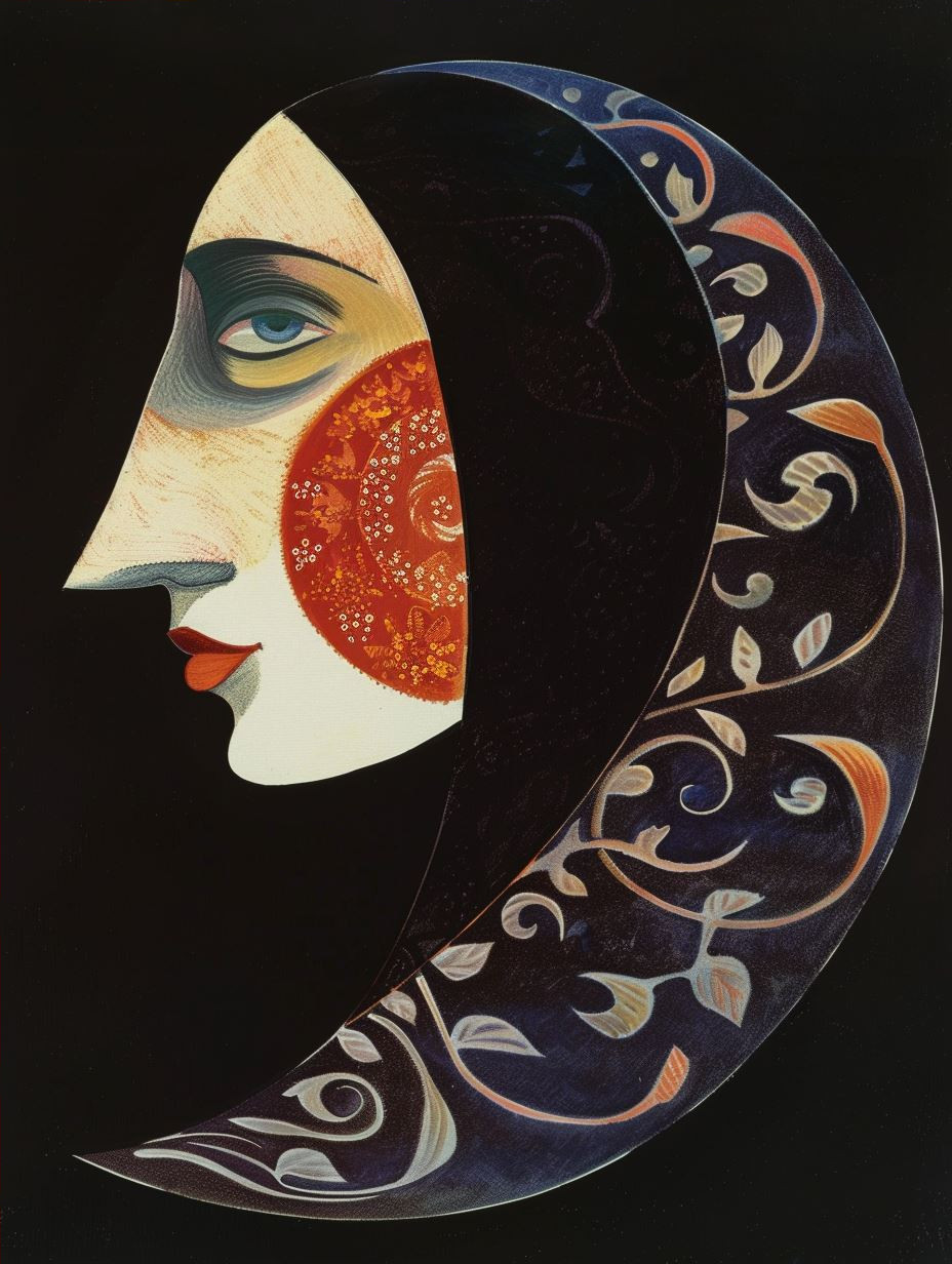 Ethereal Crimson Profile Art - Image 4