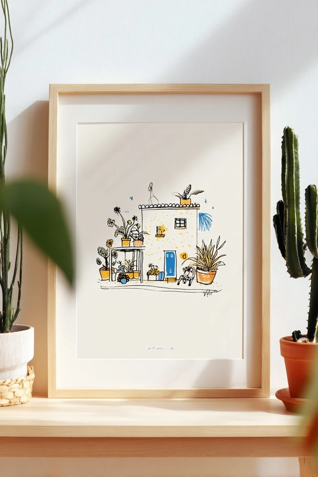 Whimsical Ink and Watercolor Art Prints - Image 6