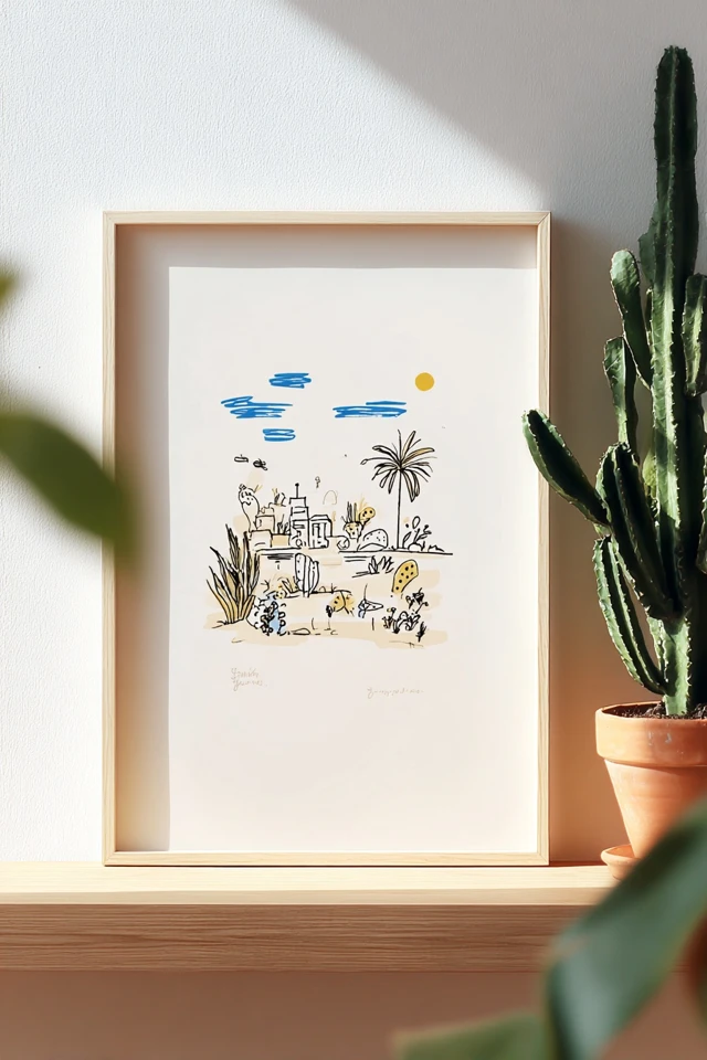 Whimsical Ink and Watercolor Art Prints - Image 2