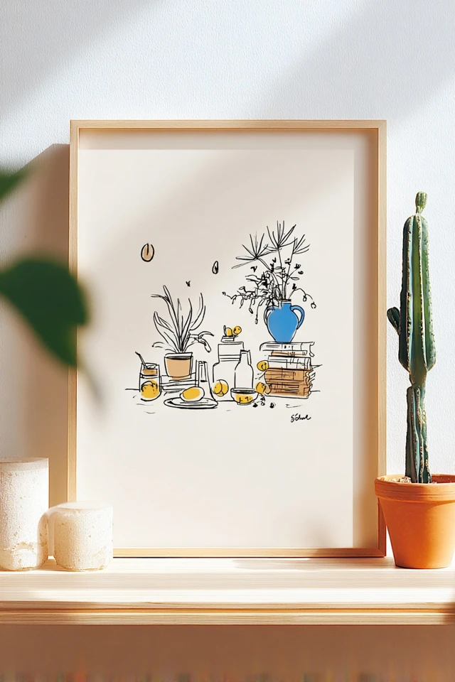 Whimsical Ink and Watercolor Art Prints - Image 3