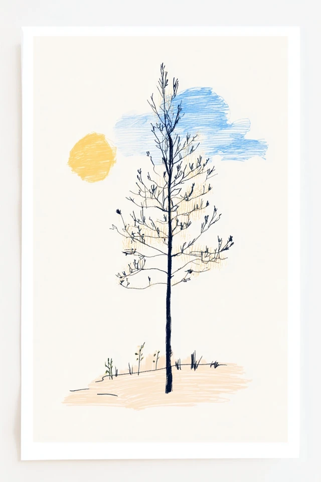 Whimsical Ink and Watercolor Art Prints - Image 5