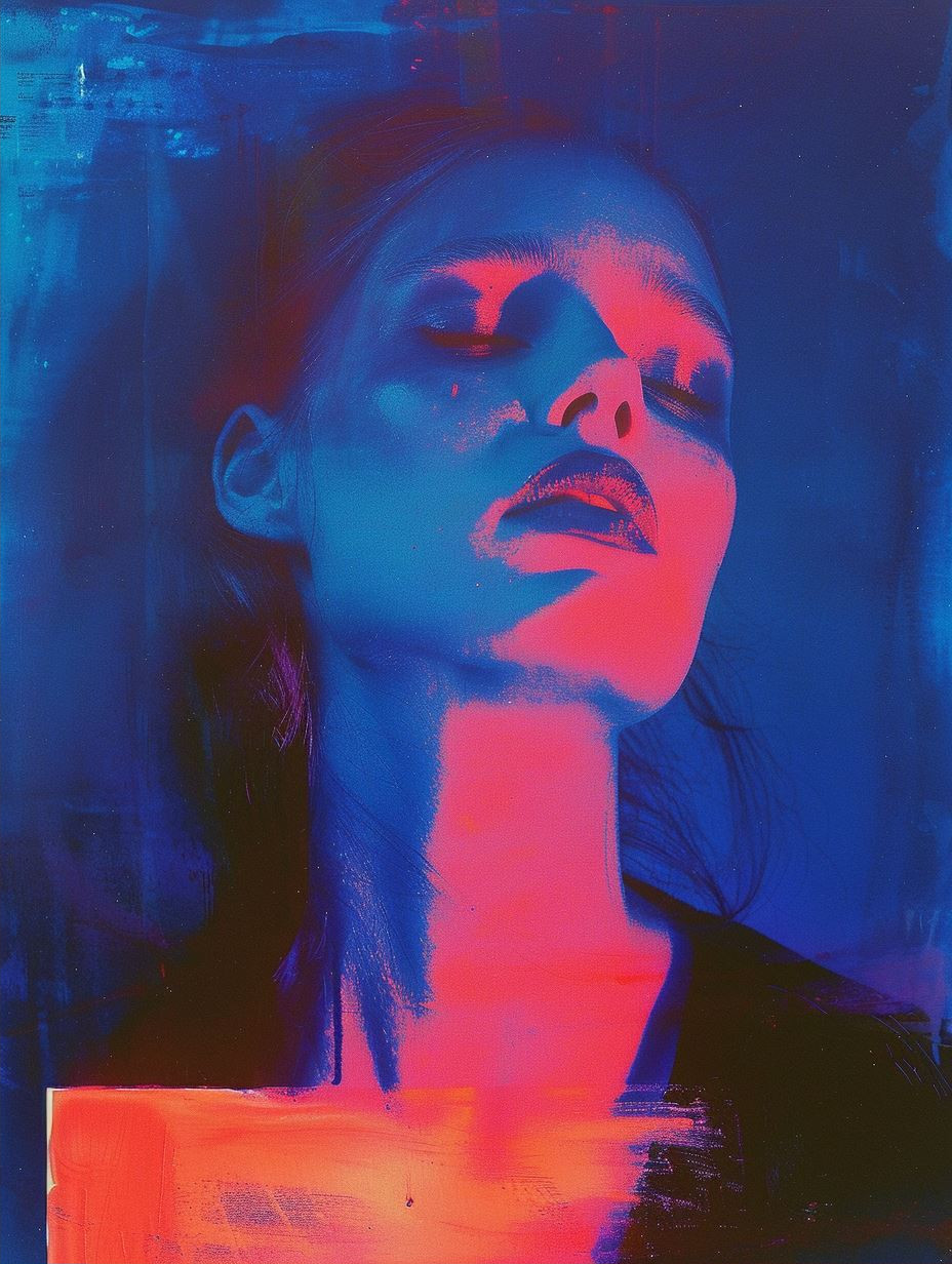 Neon Shadows: A Study in Contrast - Image 2