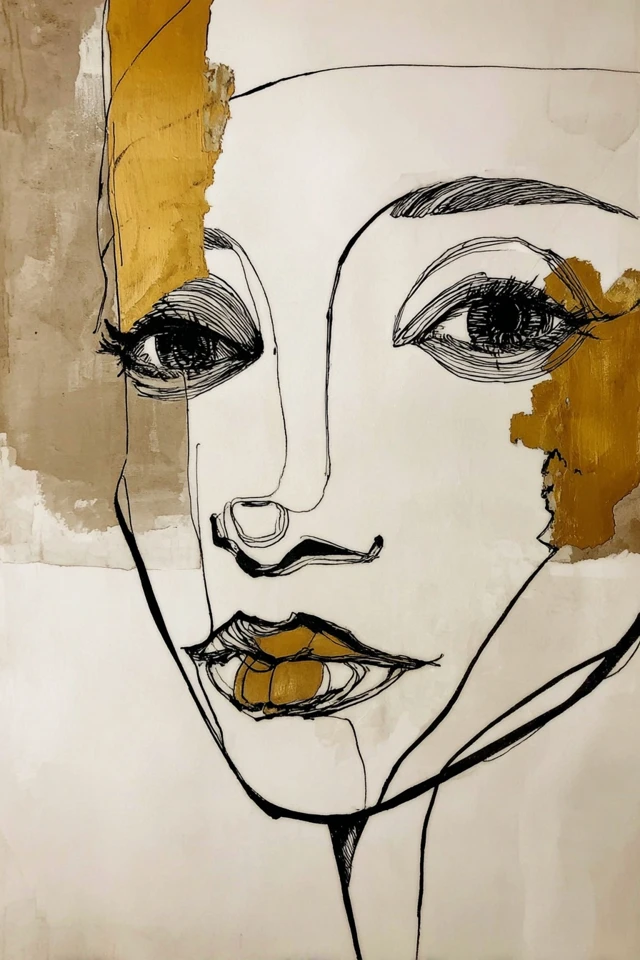 Golden Ink Muse - Image 1