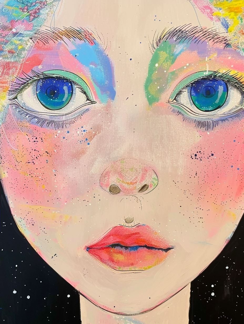 Ethereal Prism Portrait Art - Image 4