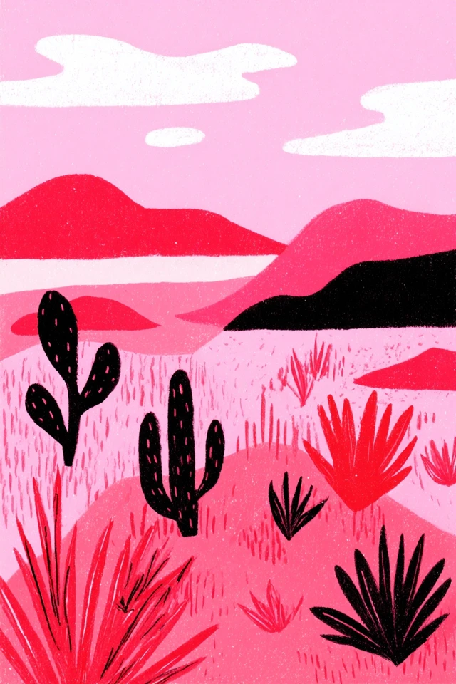 Pink Dreams and Desert Scenes - Image 2