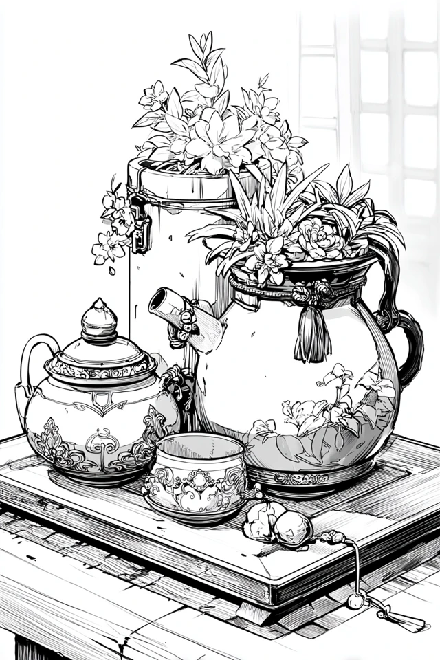 Ink Elegance Portrait - Image 3