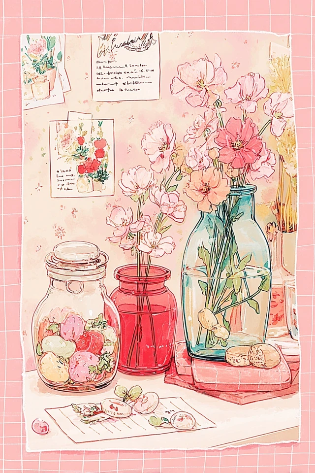 Blushing Pastel Portrait - Image 3