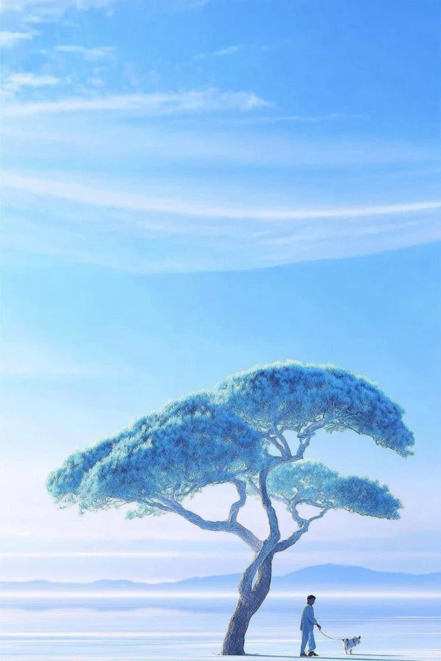 Serene Blue Dreamscapes - Image 5