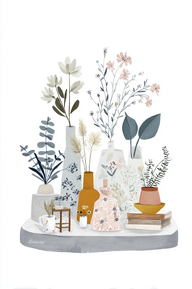 Whimsical Nature and Serenity Art Set - Image 3