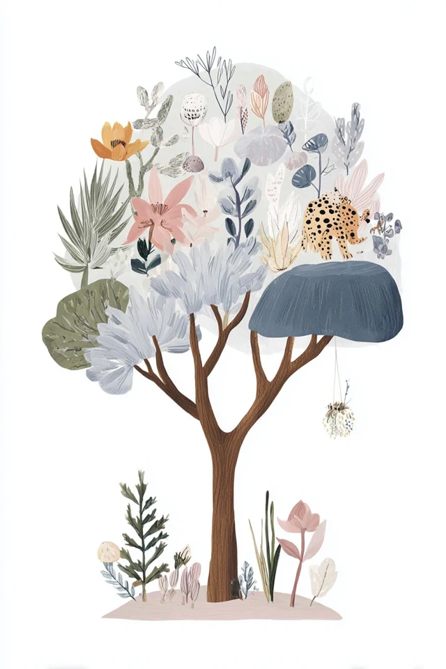 Whimsical Nature and Serenity Art Set - Image 5