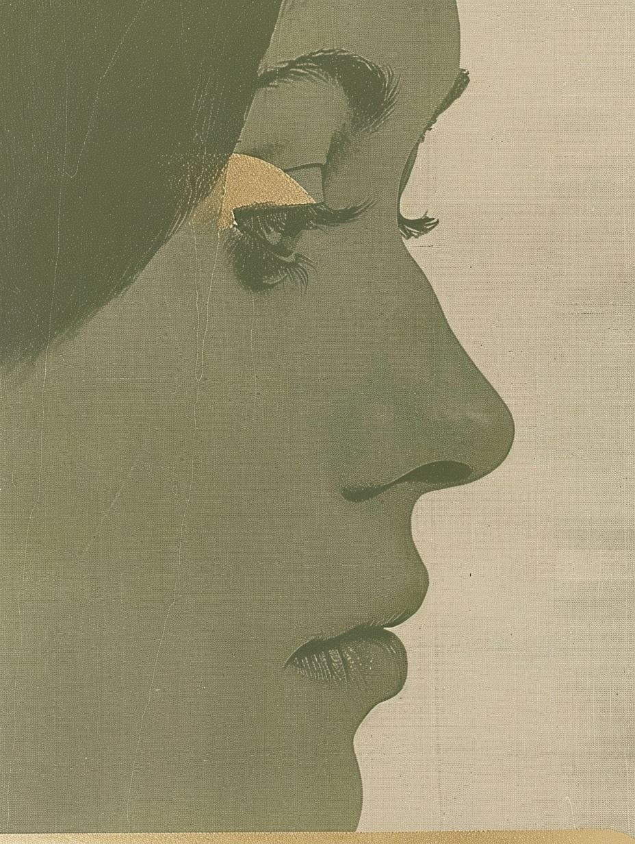 Vintage Gilded Portrait Study - Image 4