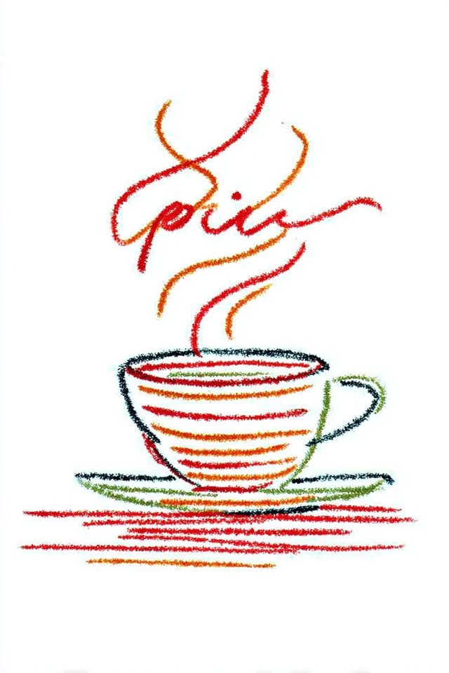 Vibrant Scribble Portrait - Image 4