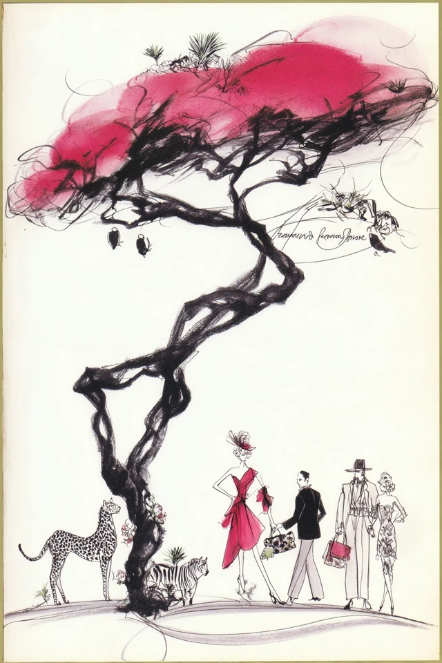 Crimson Couture Sketch - Image 5