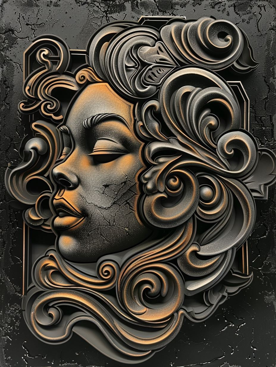 Dark Sculptural Ethereal Portraits - Image 4