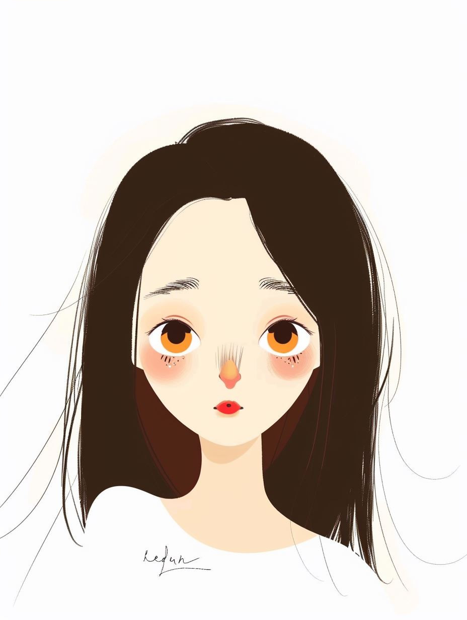 Soft Minimalist Anime Portraits - Image 4