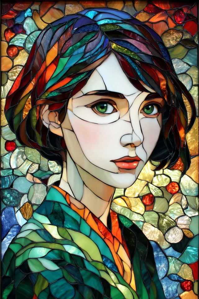 Prismatic Glass Portrait - Image 1