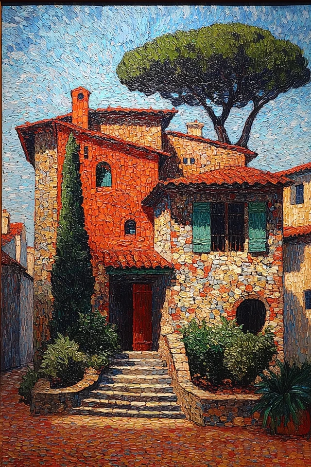 Impressionist Mosaic Portrait - Image 6