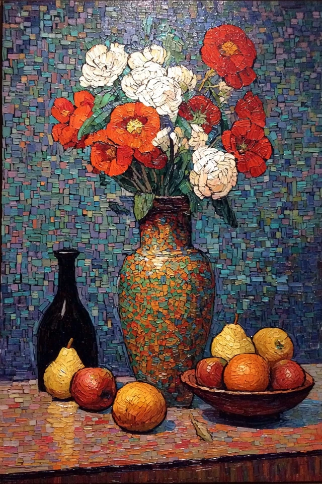 Impressionist Mosaic Portrait - Image 3