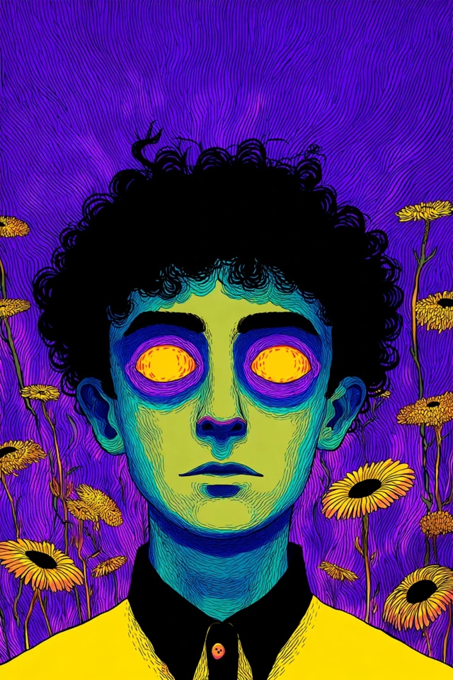 Neon Dreams: A Surrealist Digital Collage - Image 1