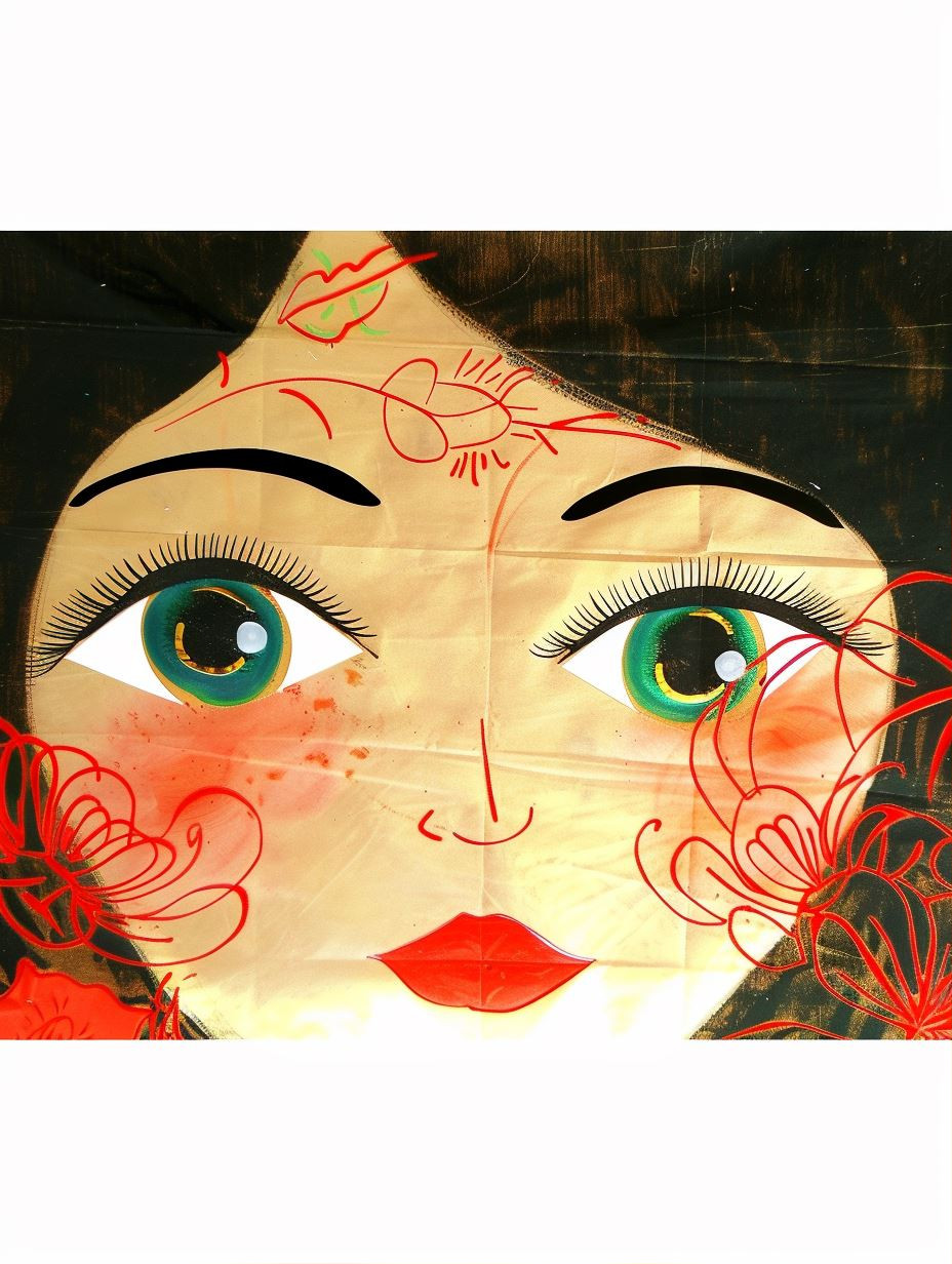 Ethereal Gazes: A Study of Stylized Faces - Image 1