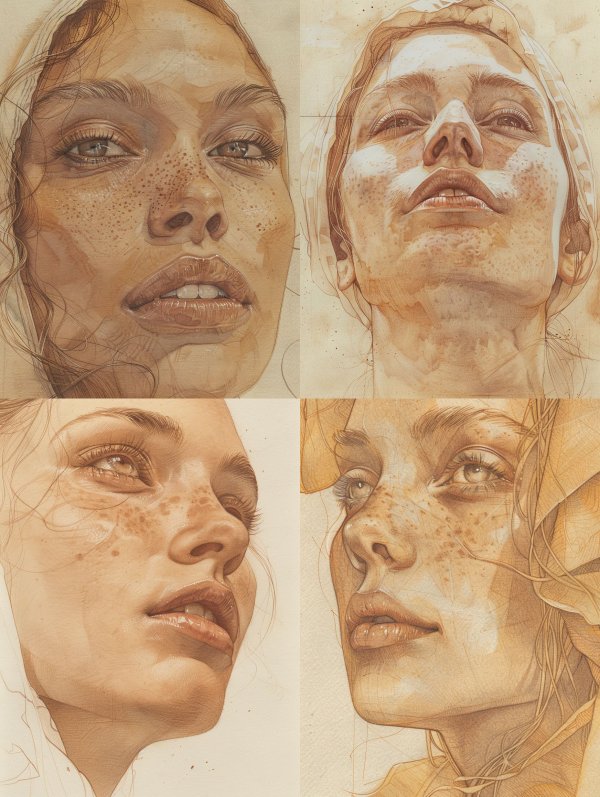 Sun-Kissed Studies in Sepia