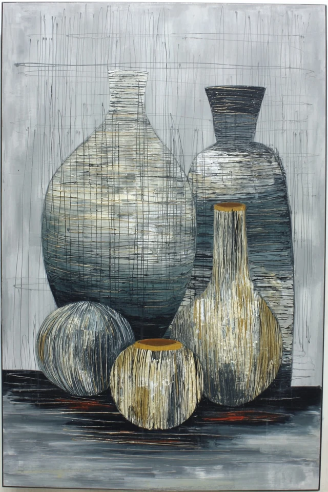 Monochrome Musings: A Modern Art Quartet - Image 3