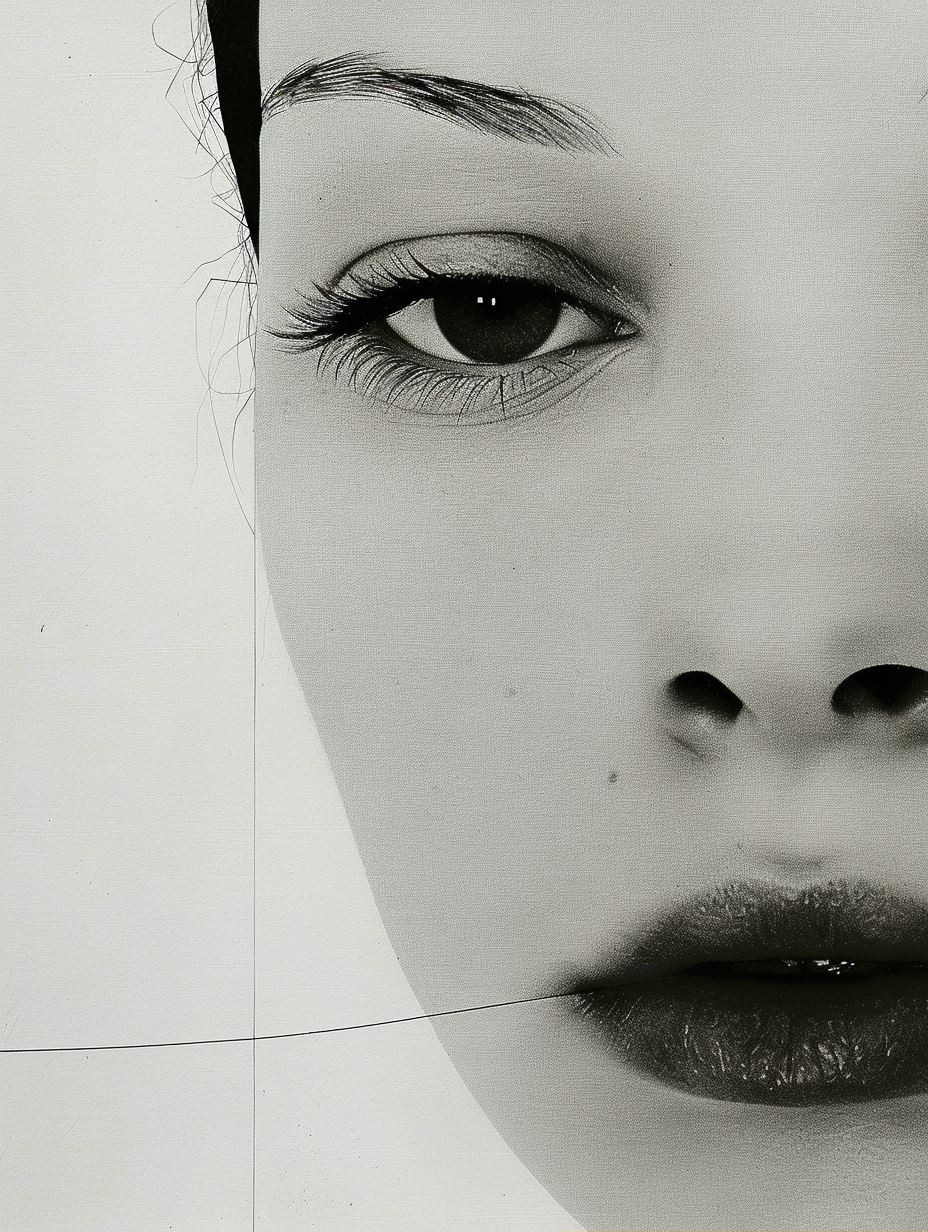 Fragmented Beauty: A Study of Faces - Image 1