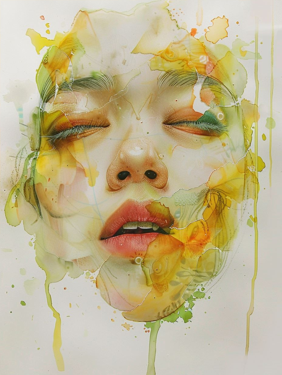 Ethereal Echoes in Watercolor - Image 4