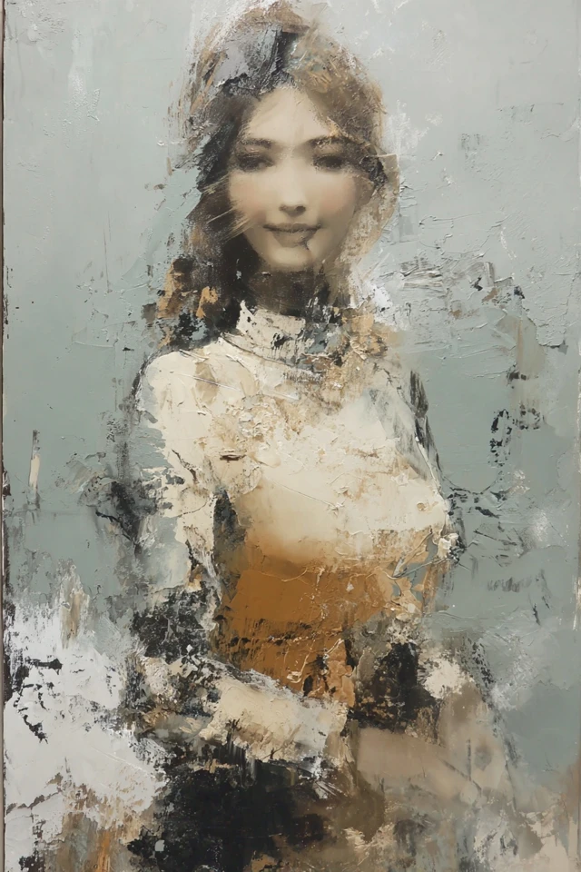 Ethereal Palette Portrait - Image 1