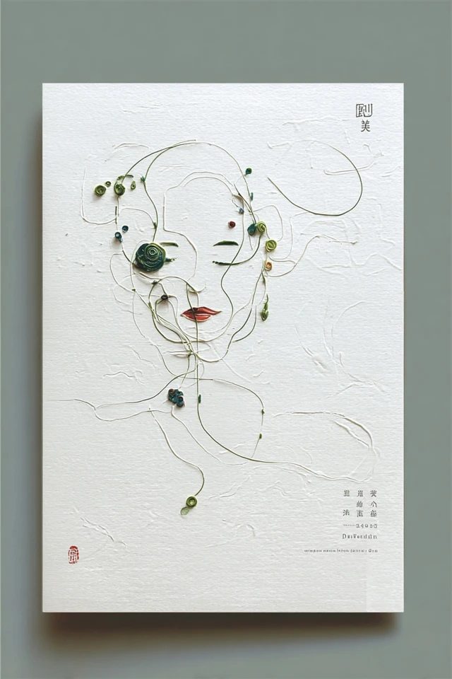 Botanical Thread Portrait