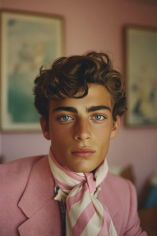 Pastel Elegance Portrait