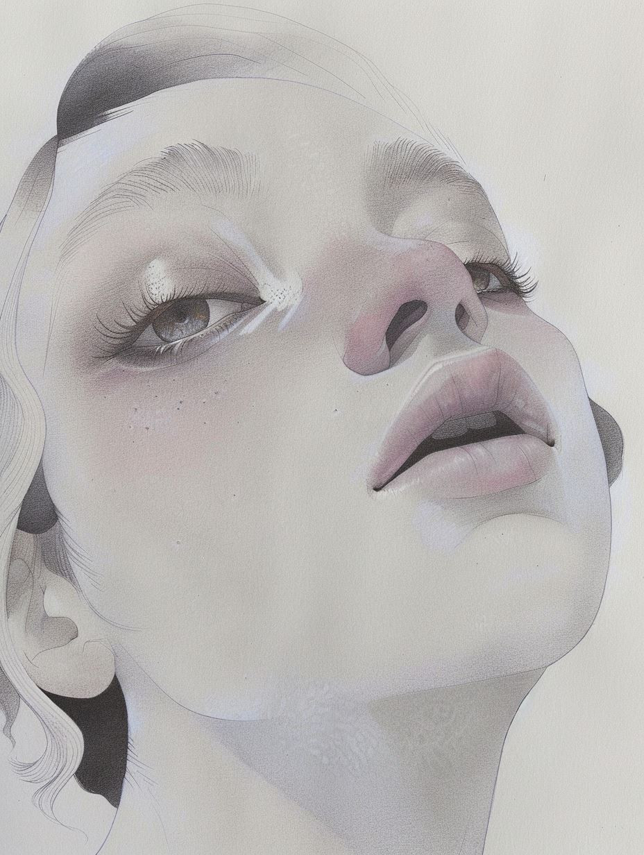 Ethereal Gazes in Soft Pastel - Image 3