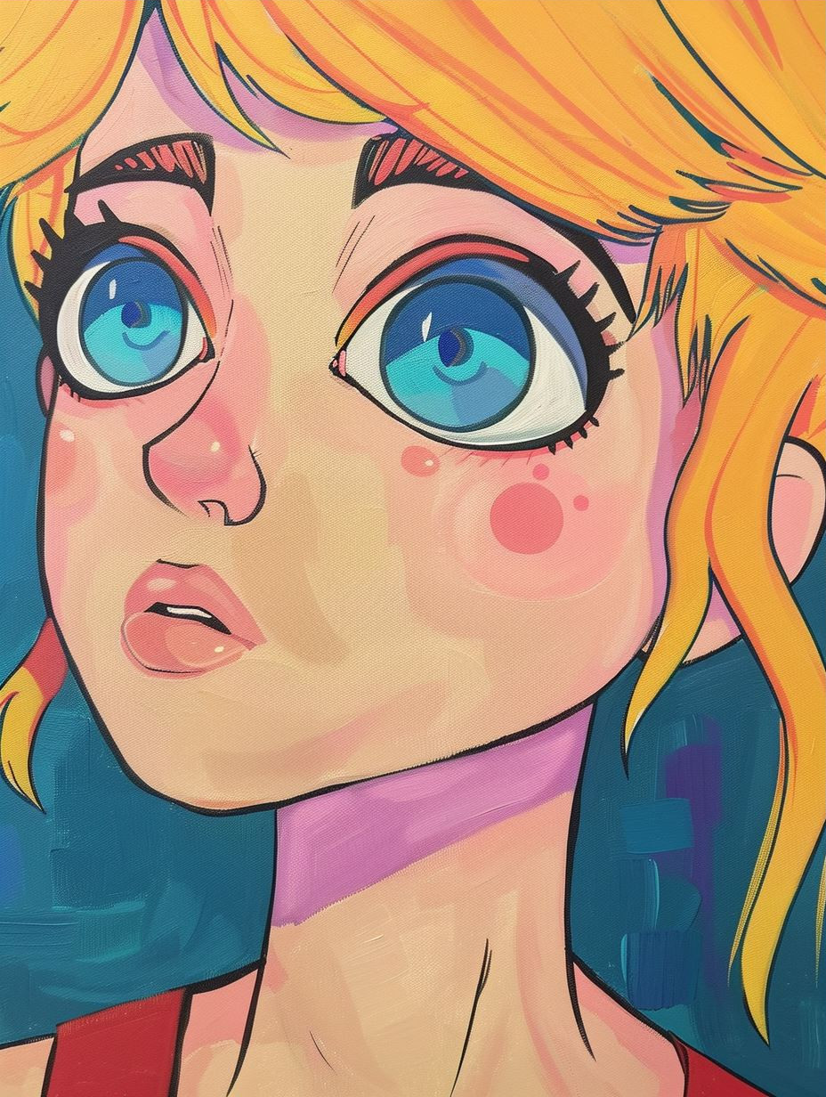 Vibrant Anime Gaze - Image 3