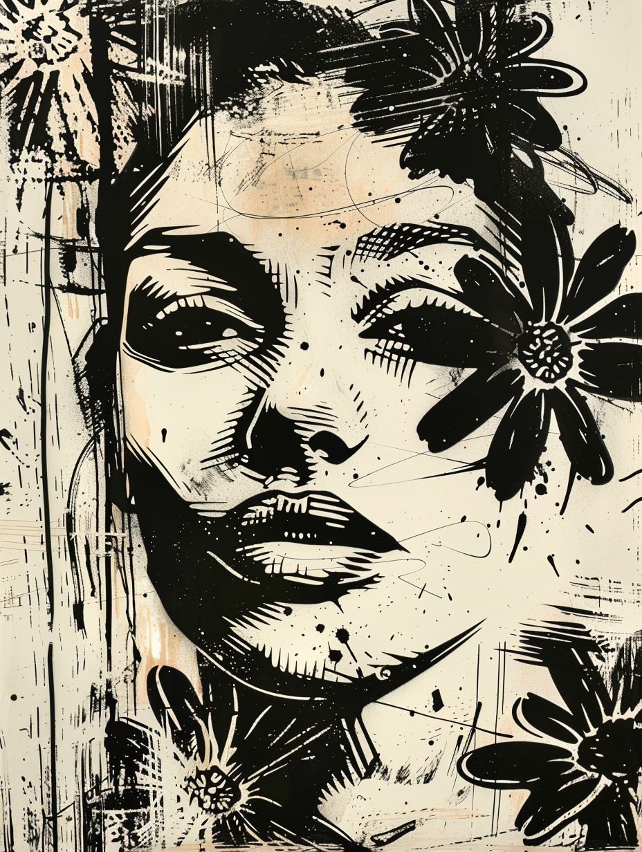 Gritty Urban Portrait Collage - Image 1