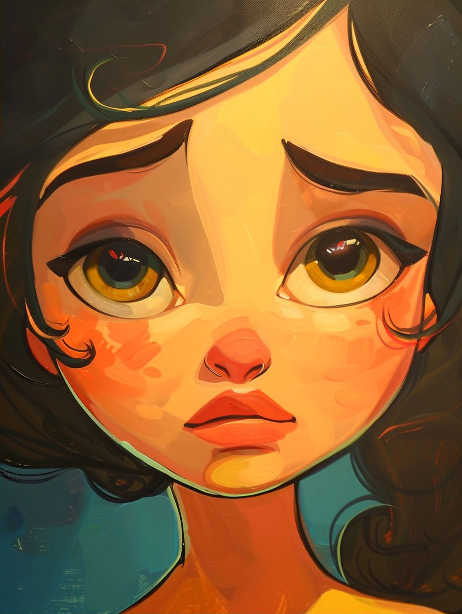 Vibrant Stylized Digital Portraiture - Image 2