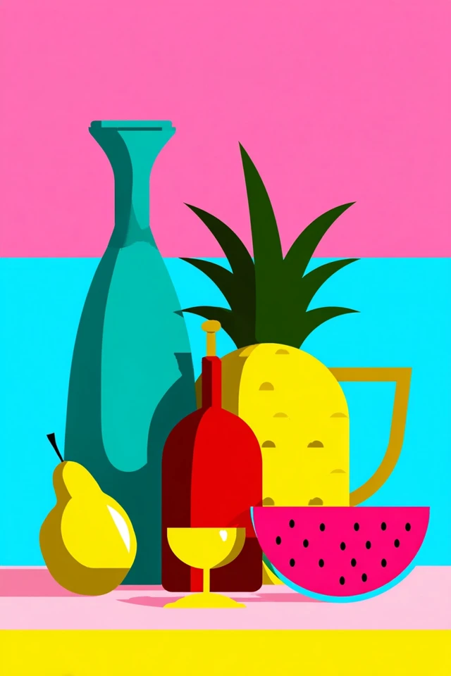 Vibrant Pop Art Quadriptych - Image 3