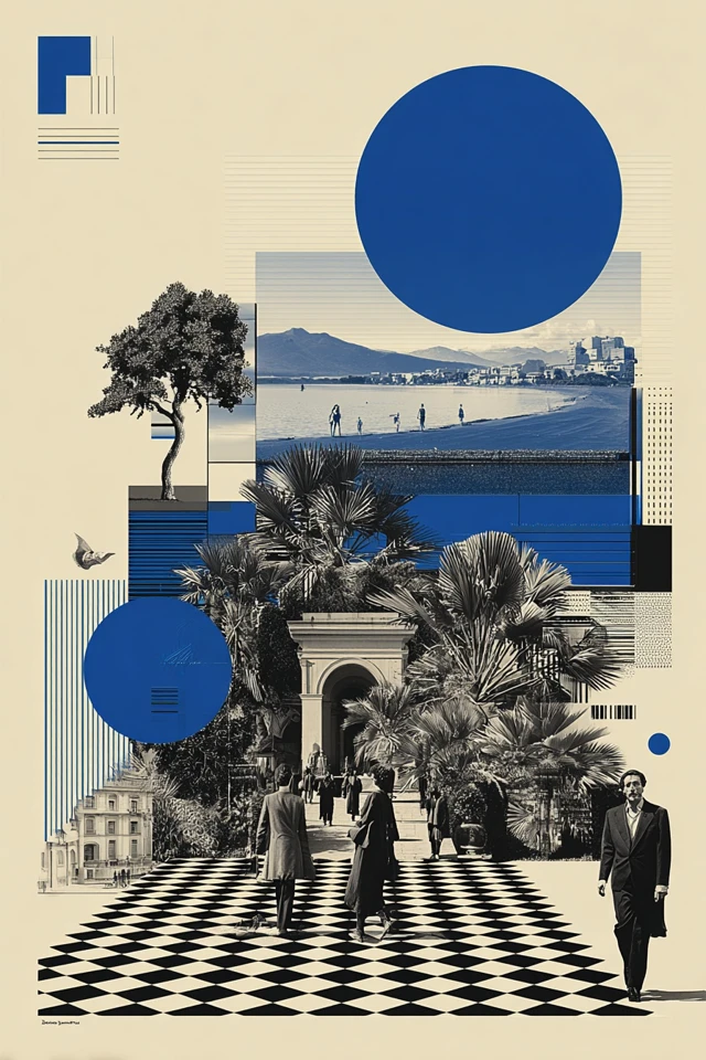 Geometric Azure Fragment - Image 2
