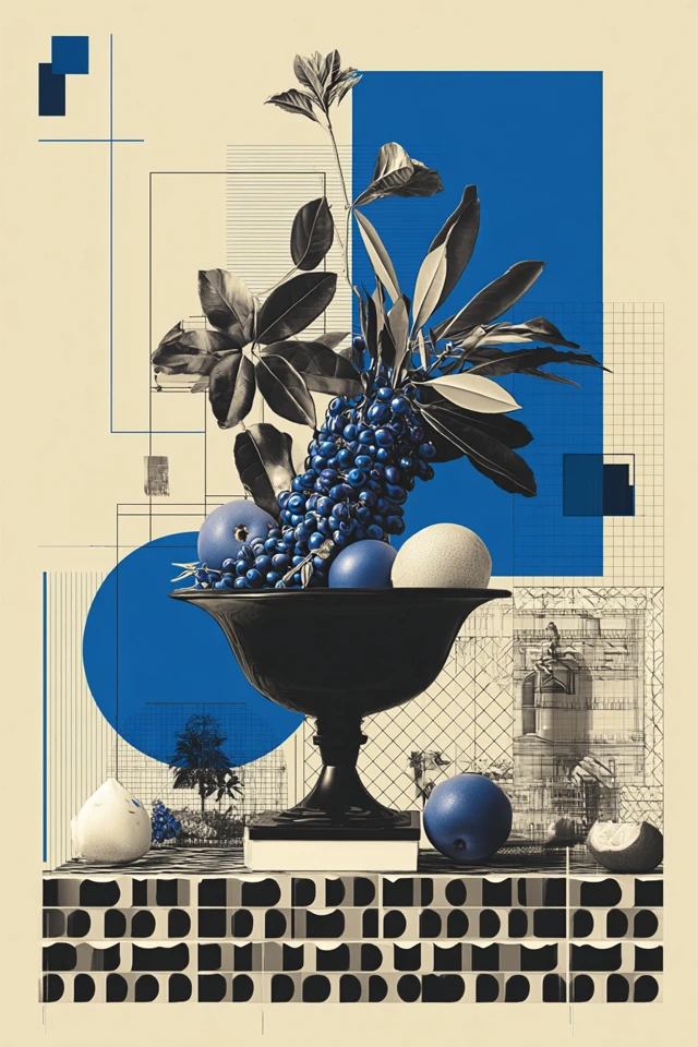 Geometric Azure Fragment - Image 3