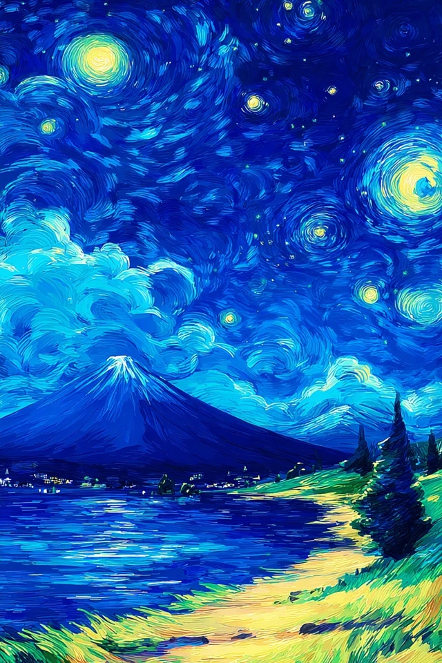 Starry Night Anime Dream - Image 2