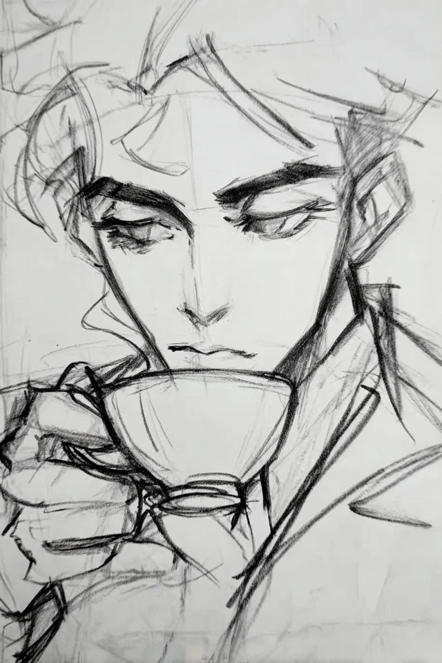 Charcoal Soul Sketch - Image 4