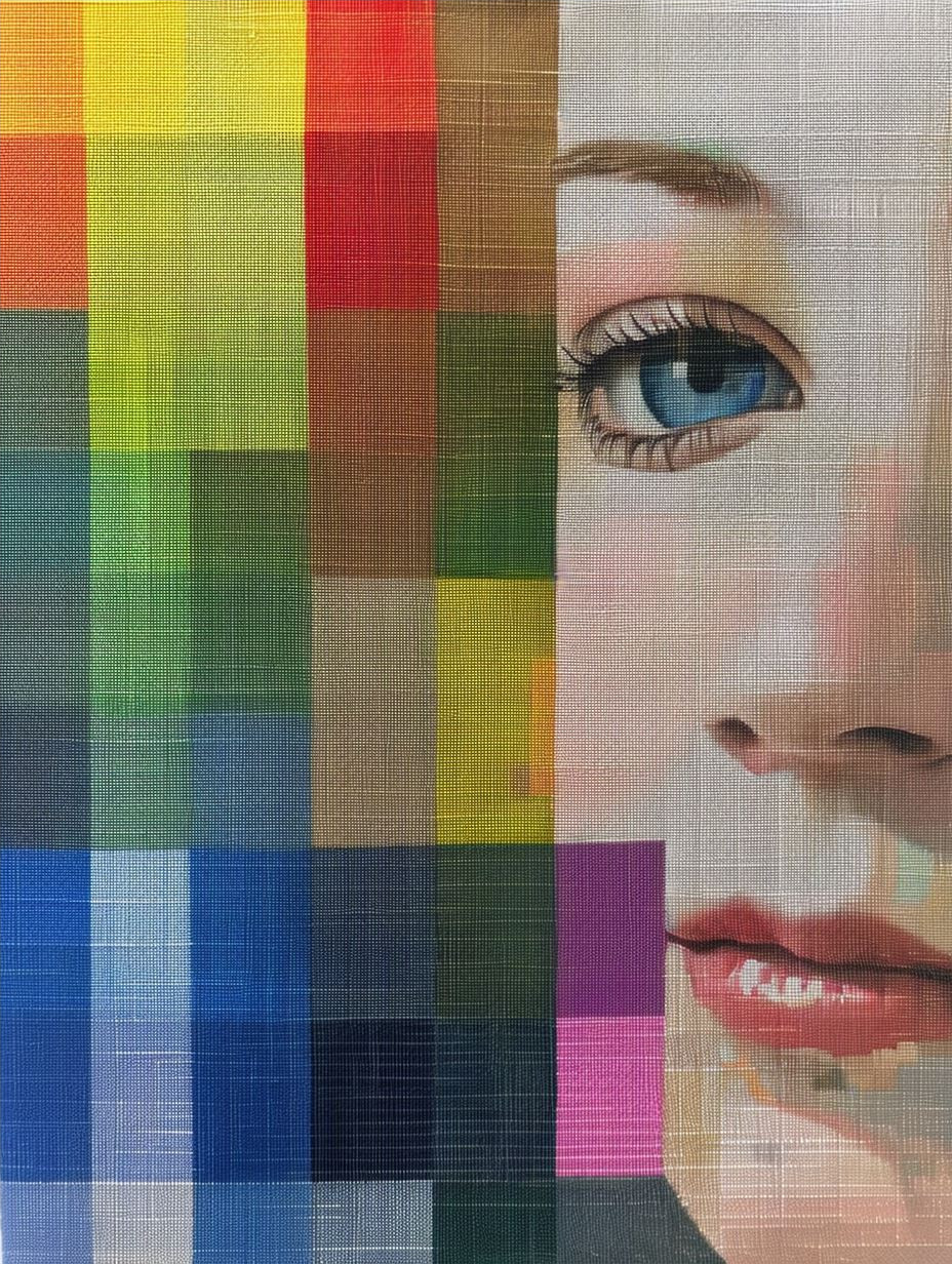 Pixelated Portraits: A Study in Digital Art - Image 4