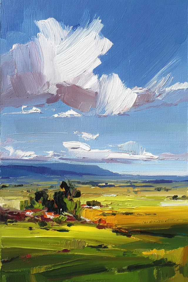 Vibrant Brushstrokes: A Study in Color - Image 2
