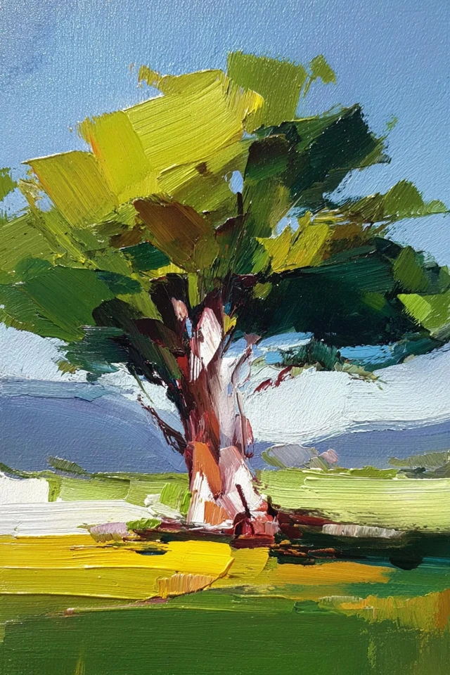 Vibrant Brushstrokes: A Study in Color - Image 5