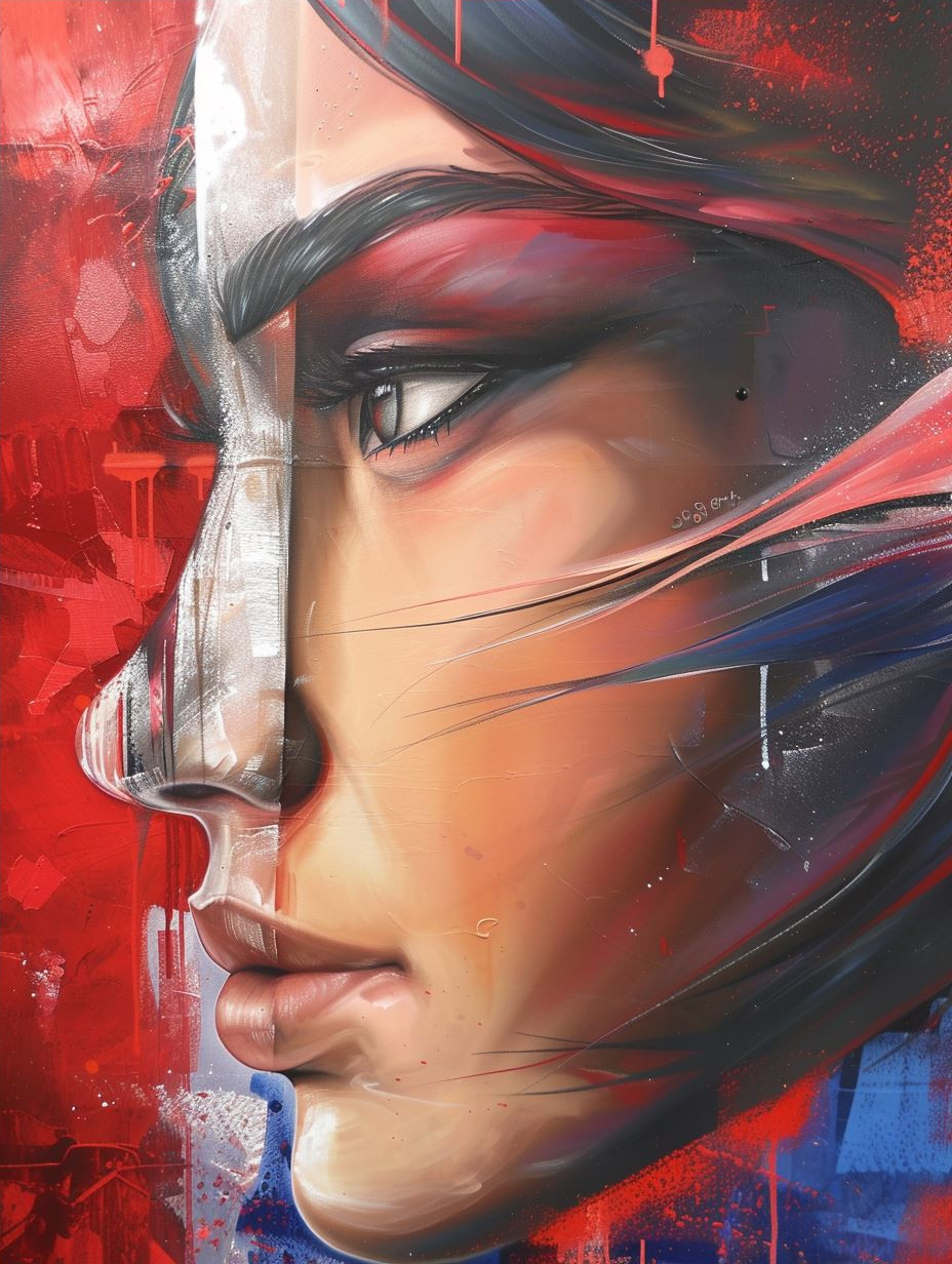 Crimson Passion Portrait - Image 4