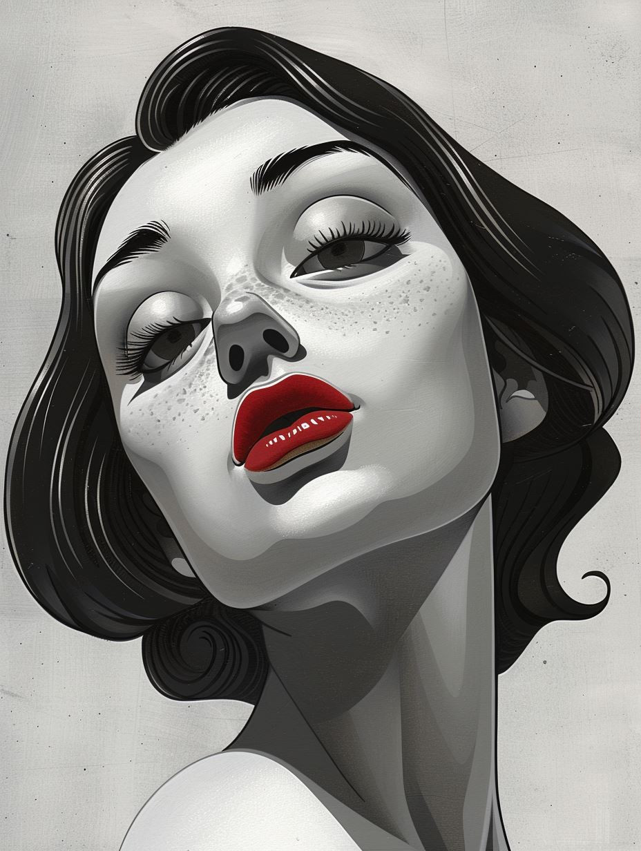 Vintage Noir Glamour Portraits - Image 1