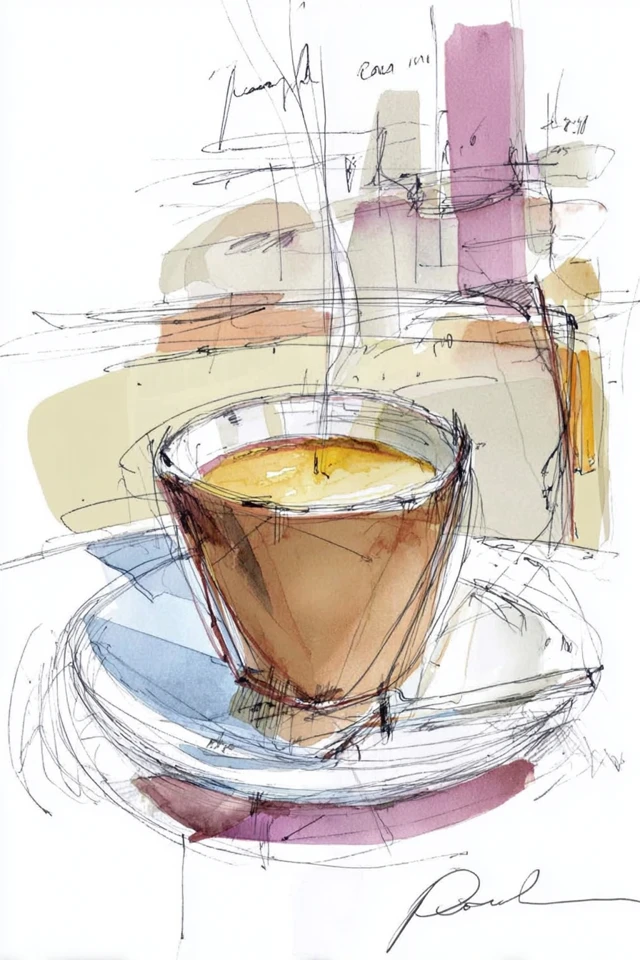 Artistic Sketches: A Study in Line and Color - Image 4