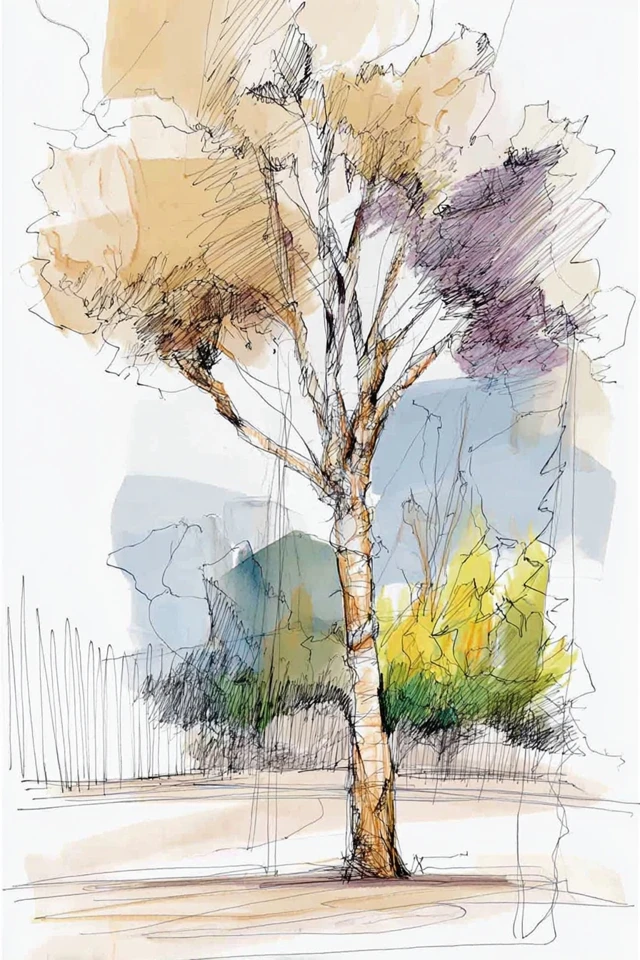 Artistic Sketches: A Study in Line and Color - Image 5