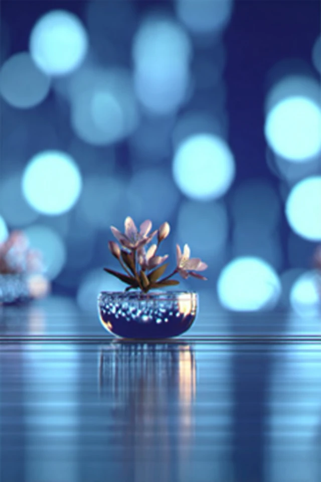 Azure Bokeh Dreams - Image 3