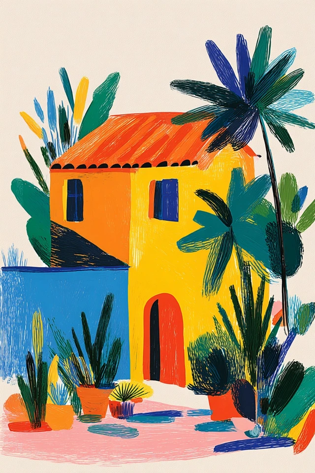 Vibrant Modernist Art Collection - Image 6